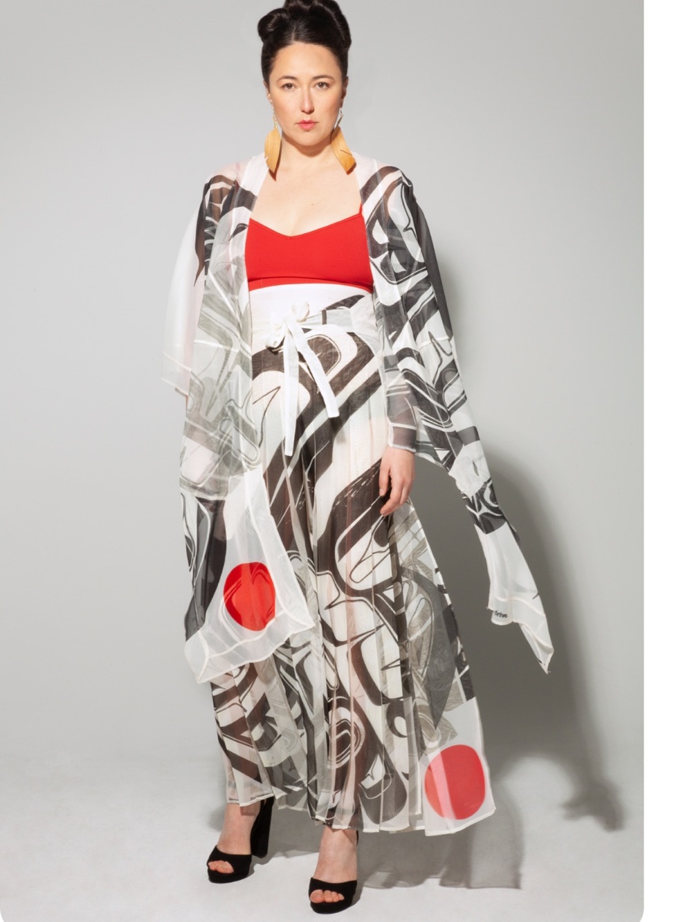 Dahlia Drive Designer: Piano Pants with Killer whale